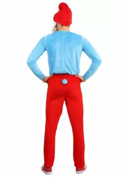 Boloparty Plus Size Papa Smurf Costume For Men -Disguise Store the smurfs adult plus size papa smurf costume alt 2
