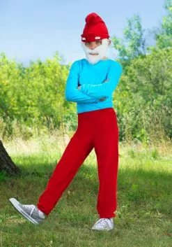 Boloparty Kids Papa Smurf Costume -Disguise Store the smurfs child papa smurf costume alt 3