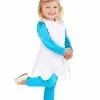 Boloparty Girl's The Smurfs Smurfette Toddler Costume