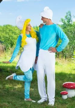 Boloparty The Smurfs Women's Smurfette Costume -Disguise Store the smurfs womens adult smurf smurfette costume alt 3