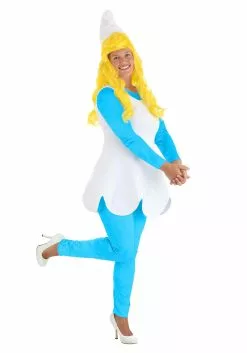 Boloparty The Smurfs Women's Smurfette Costume -Disguise Store the smurfs womens adult smurf smurfette costume alt 5