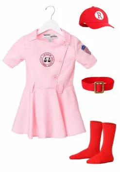 Fun Costumes Toddler's A League Of Their Own Dottie Costume -Disguise Store toddler a league of their own dottie costume3