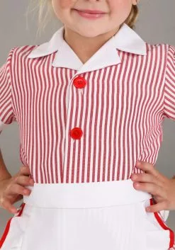 Shangai Jianwuyi Industrial & Commercial Ltd. Car Hop Costume For Toddlers 10 Shangai Jianwuyi Industrial & Commercial Ltd. Car Hop Costume For Toddlers -Disguise Store toddler car hop costume alt 3