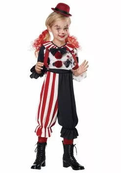 California Costume Collection Toddlers Creepy Clown Kid Costume