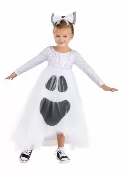 Boloparty Ghost Tutu Toddler Costume