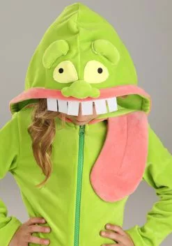 Fun Costumes Ghostbusters Slimer Hoodie Costume For Toddlers -Disguise Store toddler ghostbusters slimer hoodie costume alt 2