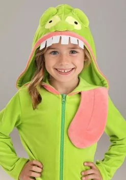 Fun Costumes Ghostbusters Slimer Hoodie Costume For Toddlers -Disguise Store toddler ghostbusters slimer hoodie costume alt 3