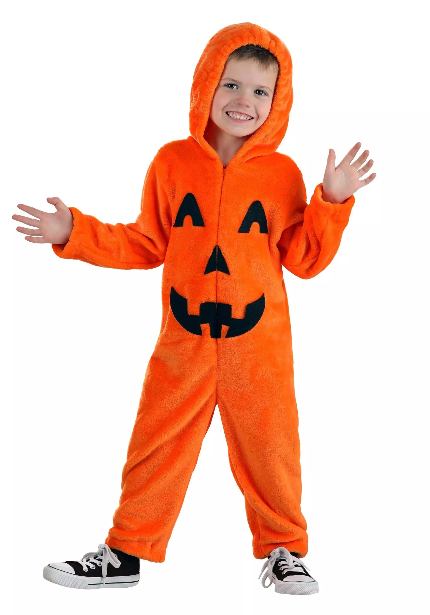 Savvy Garments Jack-O-Lantern Toddler Onesie Costume 3 Savvy Garments Jack-O-Lantern Toddler Onesie Costume