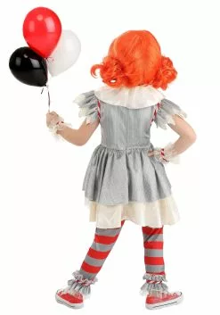 Jiangsu Theme Party Culture Co., Ltd Killer Clown Cutie Costume For Toddlers -Disguise Store toddler killer clown cutie costume alt 1