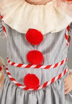 Jiangsu Theme Party Culture Co., Ltd Killer Clown Cutie Costume For Toddlers -Disguise Store toddler killer clown cutie costume alt 4