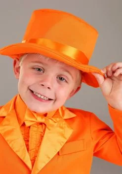 Fun Costumes Toddler Orange Tuxedo Costume -Disguise Store toddler orange tuxedo alt 2