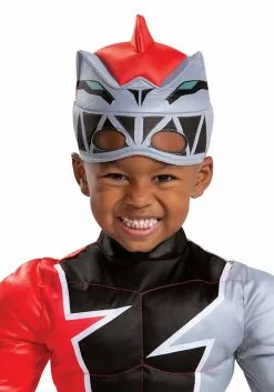 Disguise Power Rangers Dino Fury Red Ranger Costume For Toddlers -Disguise Store toddler power rangers dino fury red ranger costume alt 2
