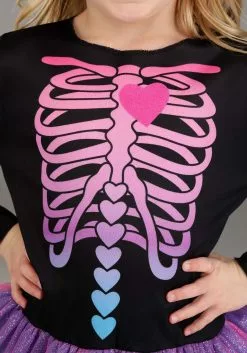 Seasons (HK) Ltd. Sweet Skeleton Costume For Toddler -Disguise Store toddler sweet skeleton costume alt 3