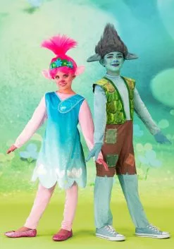 Disguise Limited Trolls World Tour Deluxe Poppy Costume W/ Leggings -Disguise Store toddler trolls world tour deluxe poppy costume leggings alt