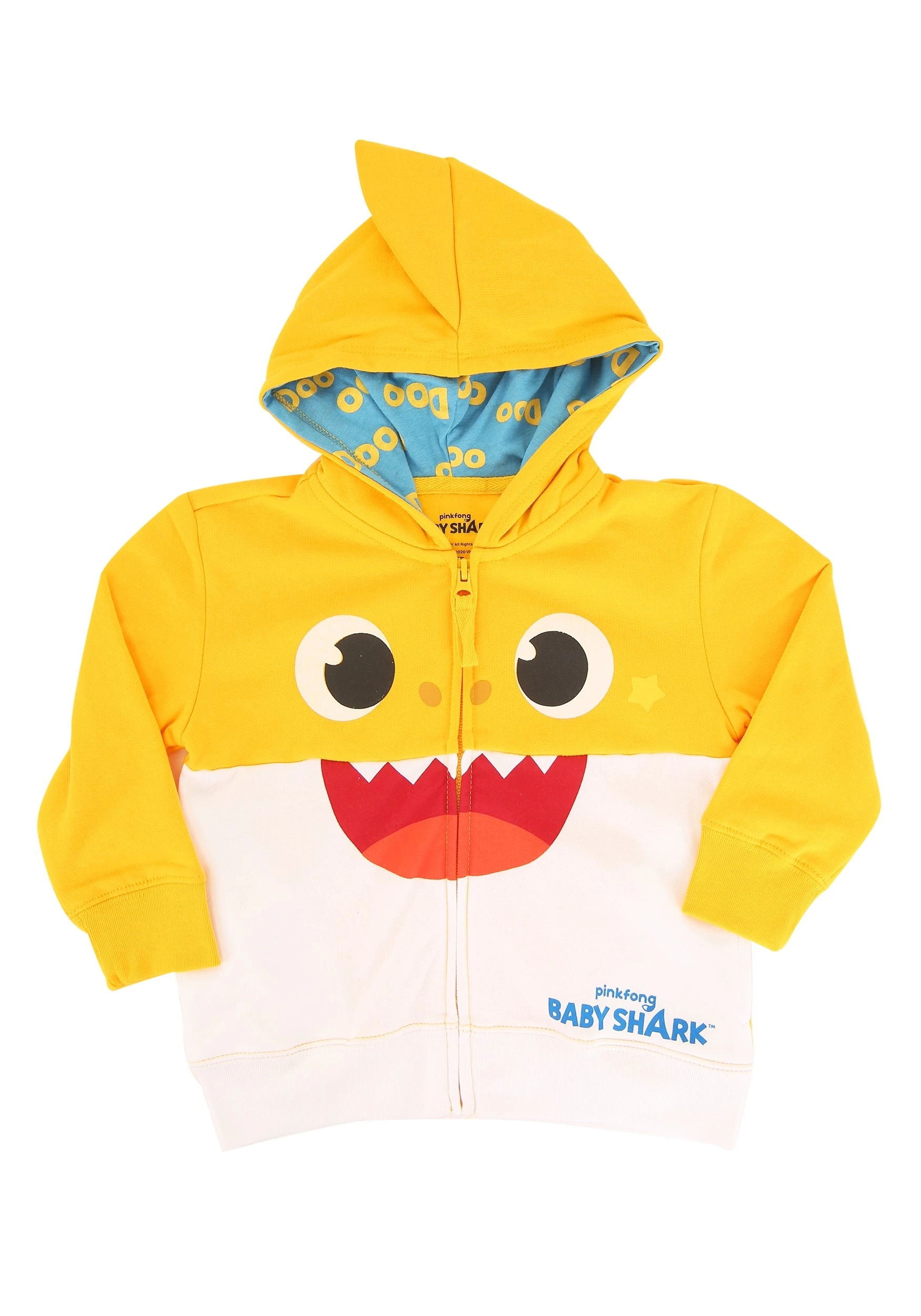 Freeze Yellow Baby Shark Costume Hoodie For Toddler's 4 Freeze Yellow Baby Shark Costume Hoodie For Toddler's - Image 2