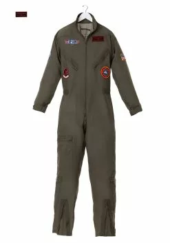 LEG AVENUE Men's Top Gun Flight Suit Costume -Disguise Store top gun mens flight suit alt 1