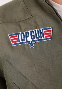 LEG AVENUE Men's Top Gun Flight Suit Costume -Disguise Store top gun mens flight suit alt 3