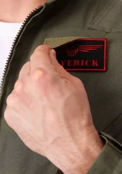 LEG AVENUE Men's Top Gun Flight Suit Costume -Disguise Store top gun mens flight suit alt 4