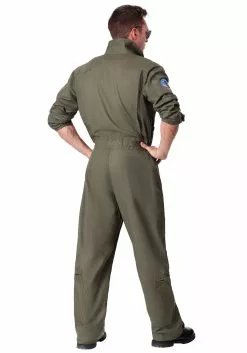LEG AVENUE Men's Top Gun Flight Suit Costume -Disguise Store top gun mens flight suit alt 5