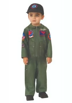 Rubies Costume Co. Inc Top Gun Romper Costume For Toddlers