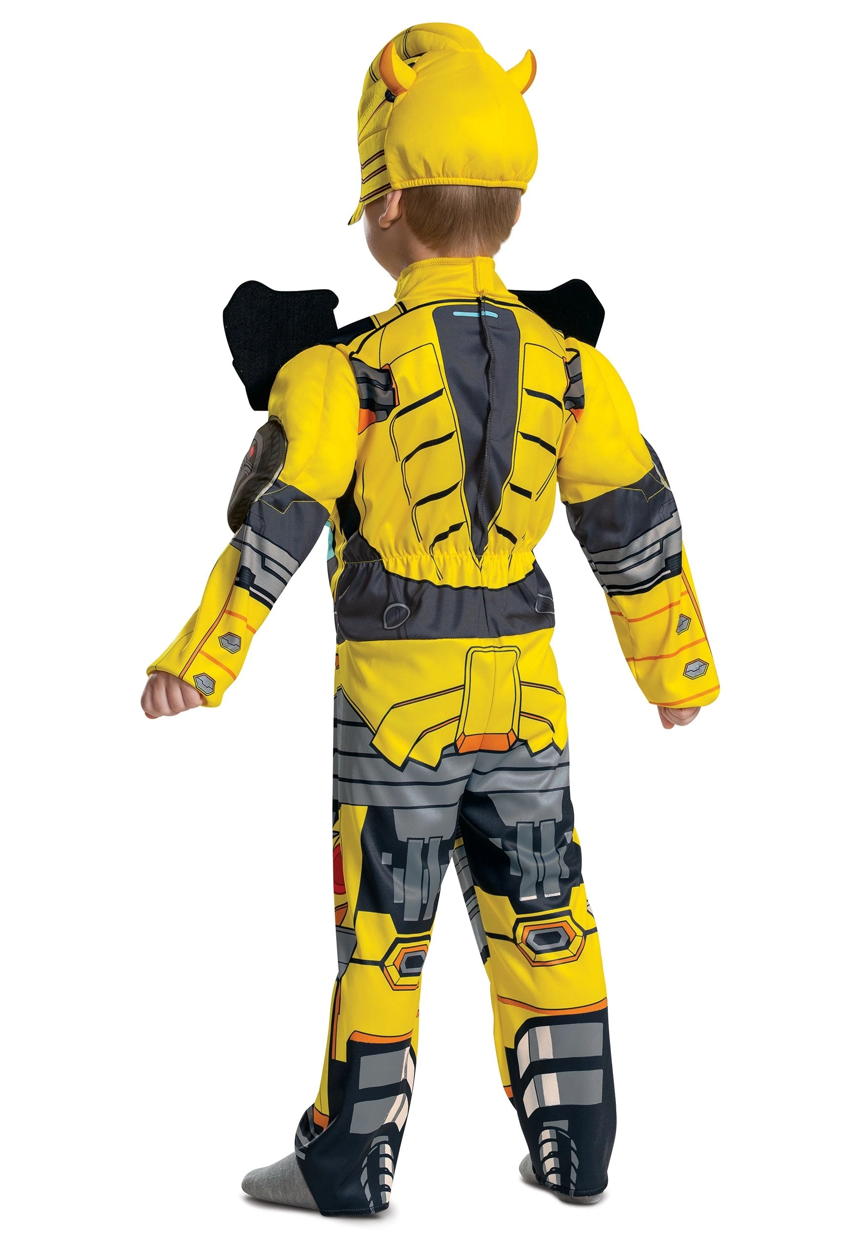Disguise Transformers Muscle Bumblebee Costume For Toddlers 4 Disguise Transformers Muscle Bumblebee Costume For Toddlers - Image 2