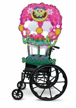 Disguise Adaptive Trolls Wheelchair Cover Costume -Disguise Store trolls adaptive wheelchair cover alt 2