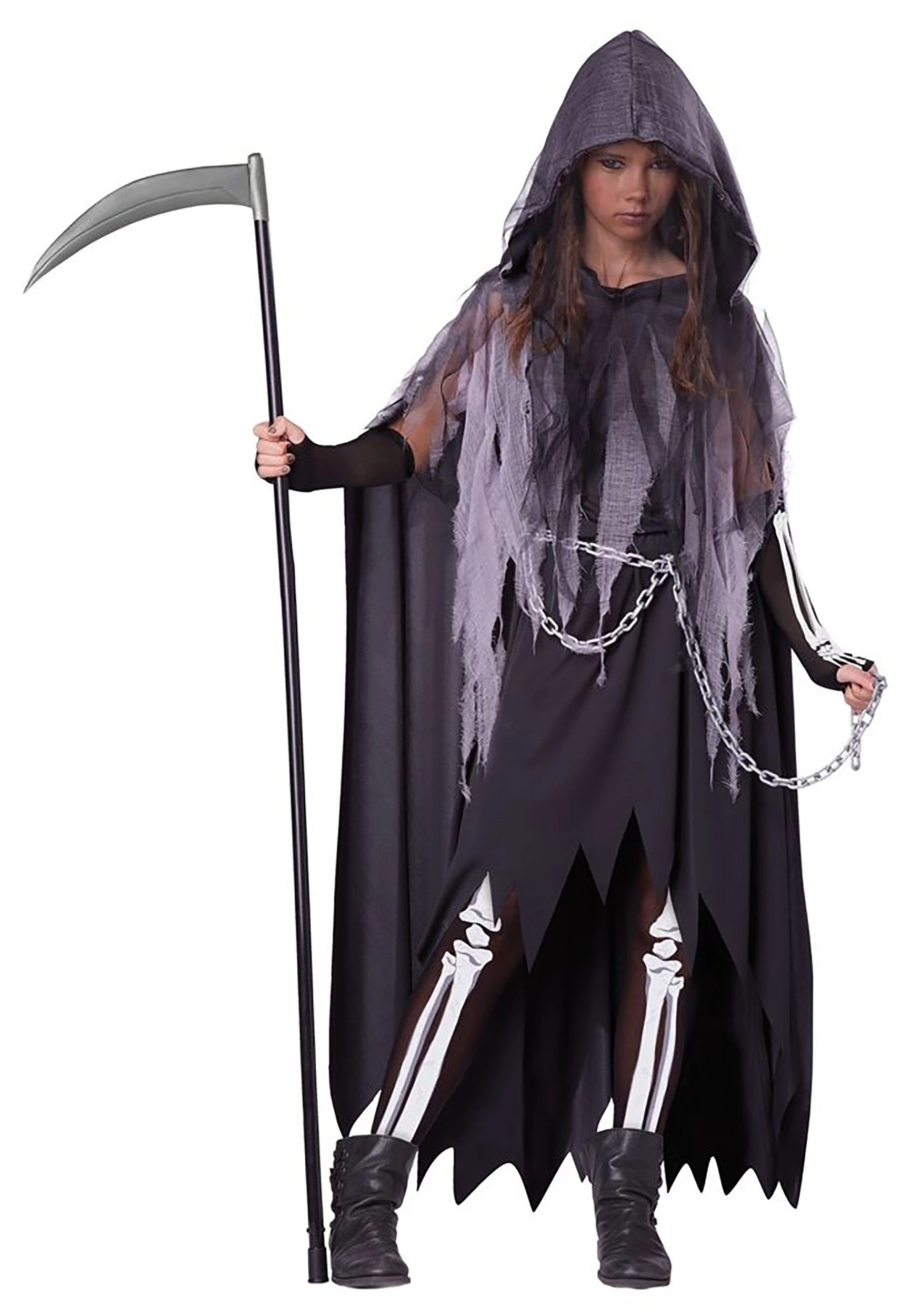 California Costume Collection Tween Miss Reaper Costume 3 California Costume Collection Tween Miss Reaper Costume