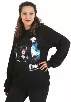 Cakeworthy Elvira Gravestone Pullover For Adults -Disguise Store unisex elvira gravestone pullover alt 2