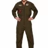 Underwraps Men's US Navy Top Gun Jumpsuit Costume 2 Underwraps Men's US Navy Top Gun Jumpsuit Costume -Disguise Store us navy top gun mens jumpsuit costume