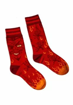 FootClothes Vintage Devil Crew Socks
