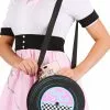 Fun Costumes Vinyl Record Handbag -Disguise Store vinyl record purse