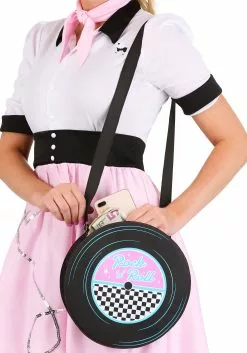 Fun Costumes Vinyl Record Handbag