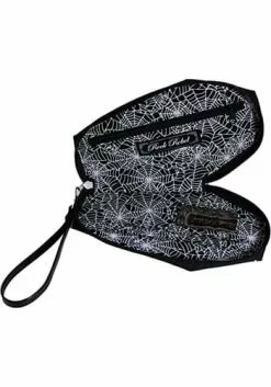 Rock Rebel Shop We Belong Dead Glittery Faux Patent Coffin Wallet -Disguise Store we belong dead glitter patent coffin wallet alt 2