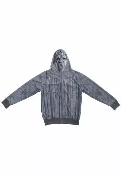 Elope Weeping Angel Men's Full Zip-Up Hoodie -Disguise Store weeping angel mens full zip up hoodie alt 3