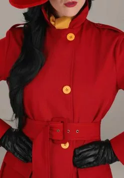 Fun Costumes Authentic Carmen Sandiego Costume For Women -Disguise Store womens authentic carmen sandiego costume alt 3