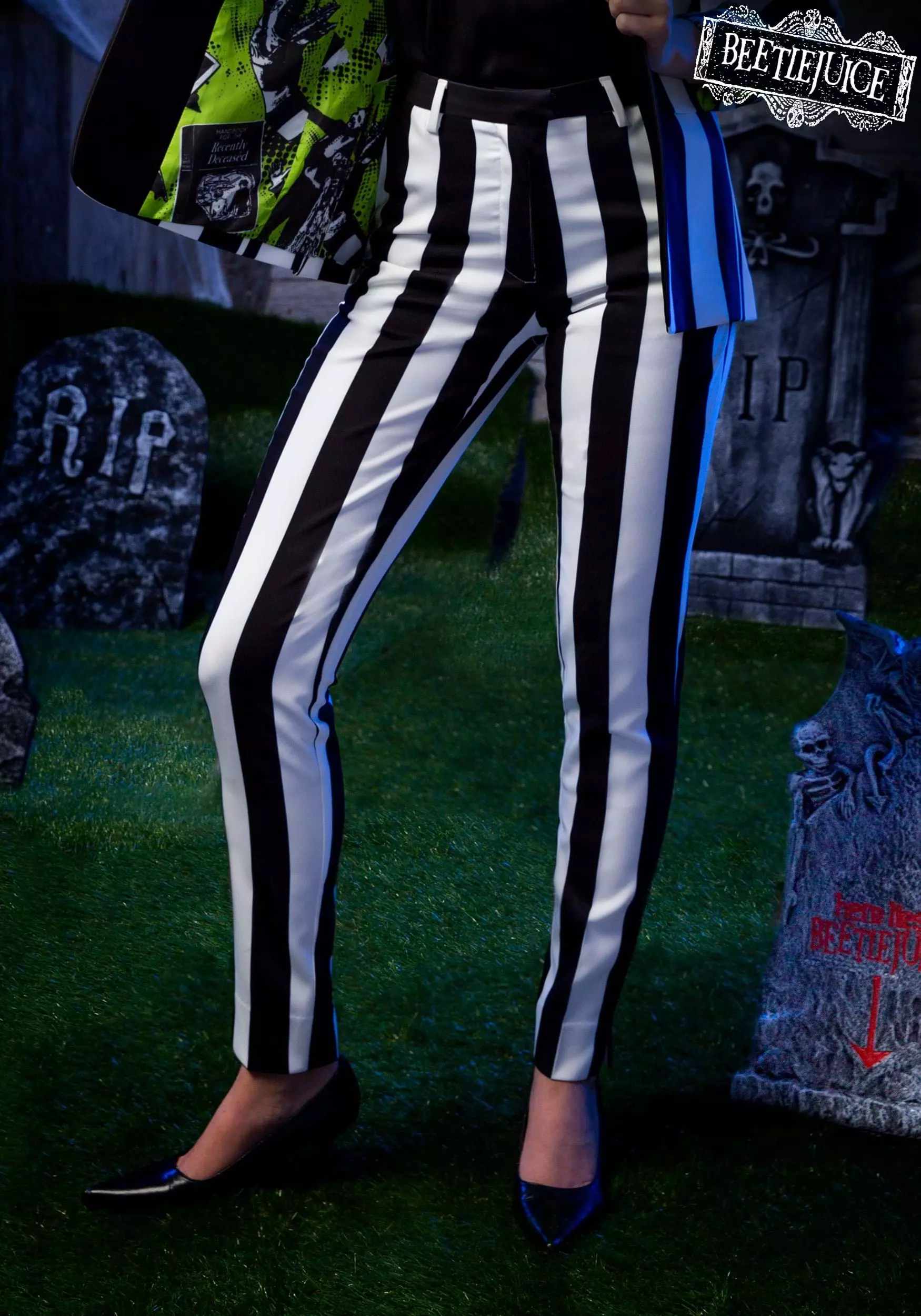 Haizhilan Garment CO., LTD Beetlejuice Suit Pants For Women 3 Haizhilan Garment CO., LTD Beetlejuice Suit Pants For Women