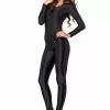 LEG AVENUE Black Spandex Women's Catsuit Costume 2 LEG AVENUE Black Spandex Women's Catsuit Costume -Disguise Store womens black spandex catsuit