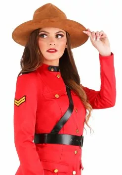 Fun Costumes RCMP Women's Canadian Mountie Costume -Disguise Store womens canadian mountie costume alt1