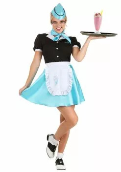 Fun Costumes Car Hop Waitress Costume For Women