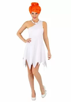 Jerry Leigh Classic Flintstones Wilma Costume For Adults -Disguise Store womens classic flintstones wilma costume alt 6