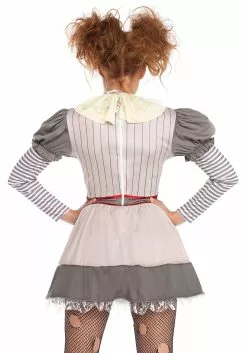 LEG AVENUE Creepy Clown Adult Costume -Disguise Store womens creepy clown costume alt 2