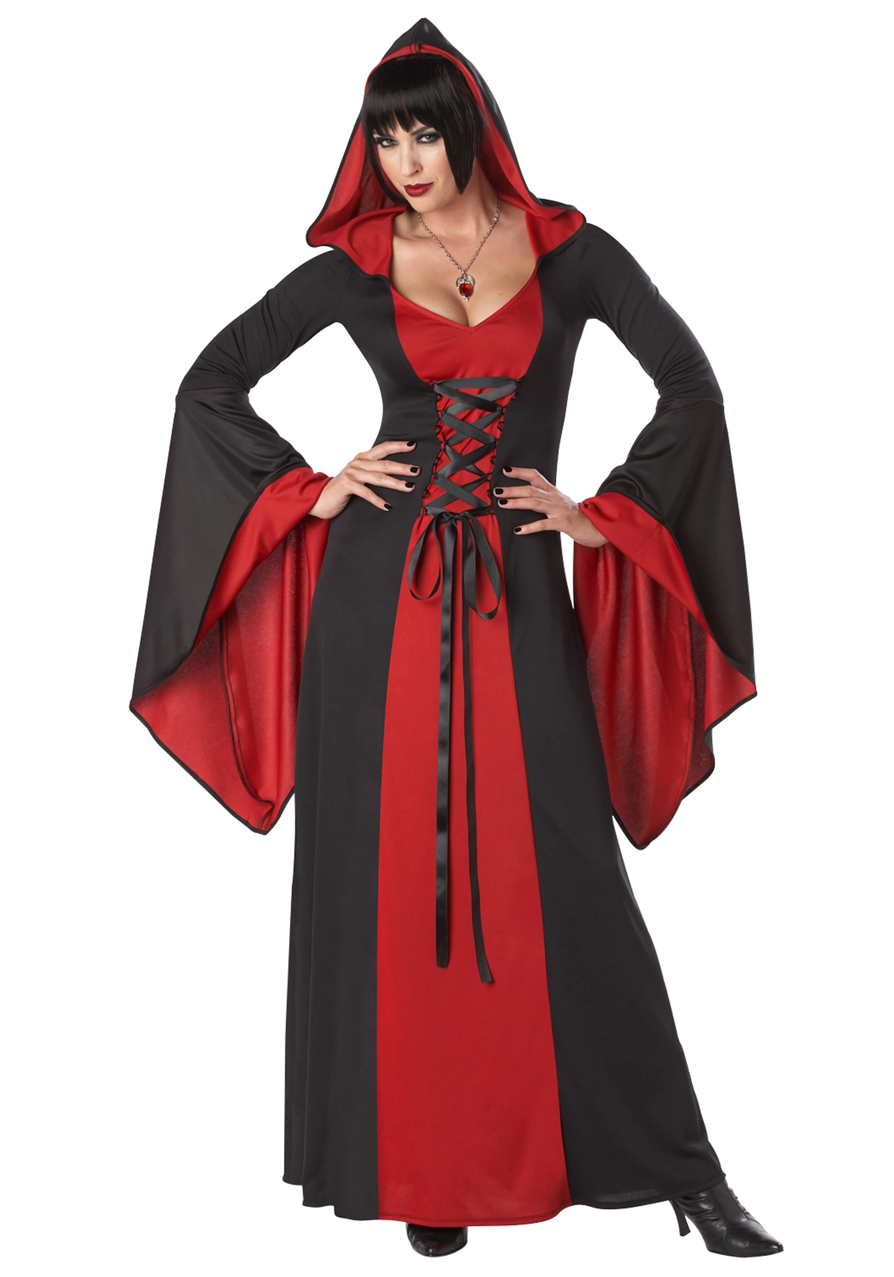 California Costume Collection Deluxe Hooded Robe Costume For Women 3 California Costume Collection Deluxe Hooded Robe Costume For Women