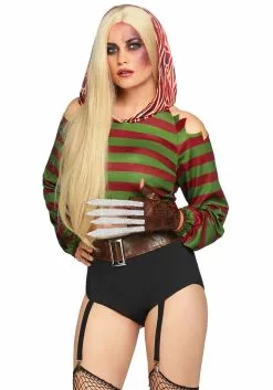 LEG AVENUE Women's Dream Killer Costume -Disguise Store womens dream killer costume alt 1