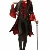 Armada Exquisite Vampire Costume For Women 1 Armada Exquisite Vampire Costume For Women -Disguise Store womens exquisite vampire costume