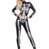 Party King Glamorous Skeletal Beauty Women's Costume -Disguise Store womens glamorous skeletal beauty costume