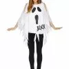 Fun World Glitter Ghost Poncho Costume For Women 1 Fun World Glitter Ghost Poncho Costume For Women -Disguise Store womens glitter ghost poncho