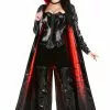 Armada Goth Vampiress Costume For Women -Disguise Store womens goth vampiress costume
