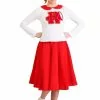 Hing Ting Women's Grease Rydell High Cheerleader Costume -Disguise Store womens grease rydell high cheerleader costume