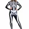 Armada Skeleton Jumpsuit Costume For Women -Disguise Store womens jumpsuit skeleton costume