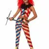 Smiffys Woman's Malicious Clown Costume -Disguise Store womens malicious clown costume